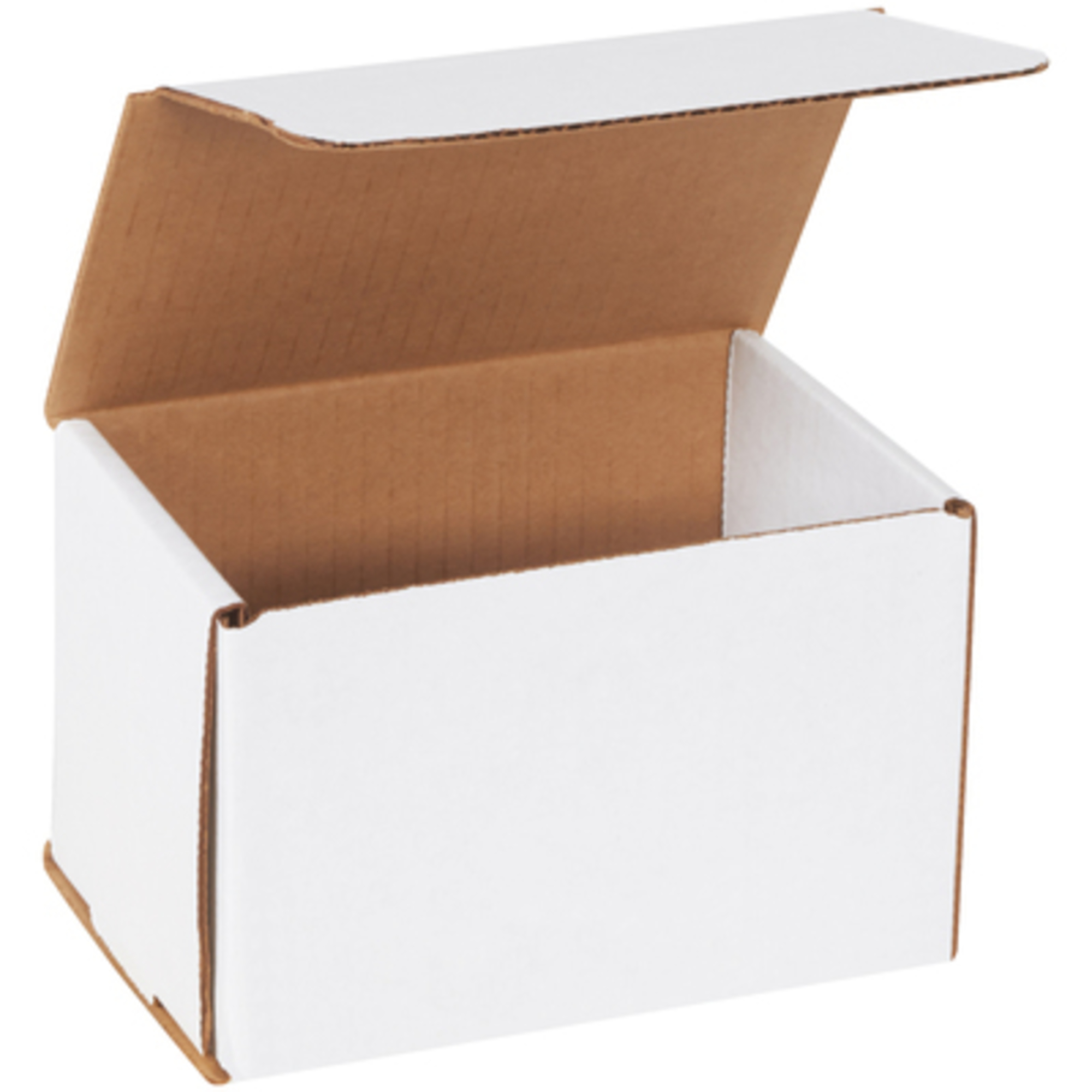 6 x 4 x 4in. White Corrugated Ms 50/CS, Length 6 in, Model# M644